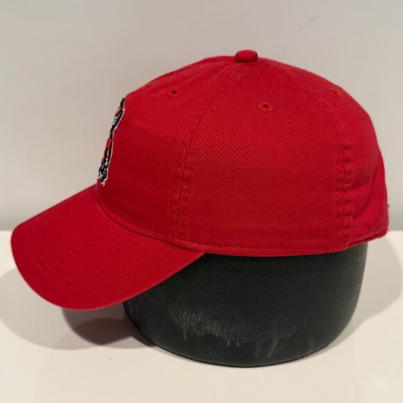 North Carolina NC State Wolfpack Legacy Strapback Adjustable Hat Cap Red - Picture 2 of 7